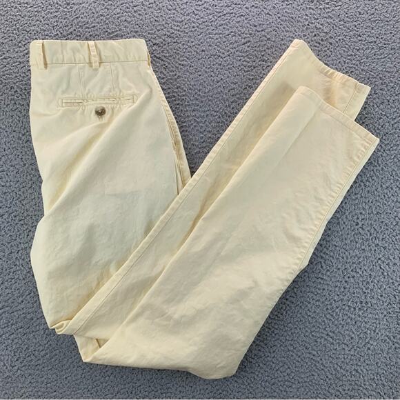 Peter Millar Men's Soft Touch Twill Flat Front Chino Pants Chamois  -  Size:  35 - Picture 6 of 15